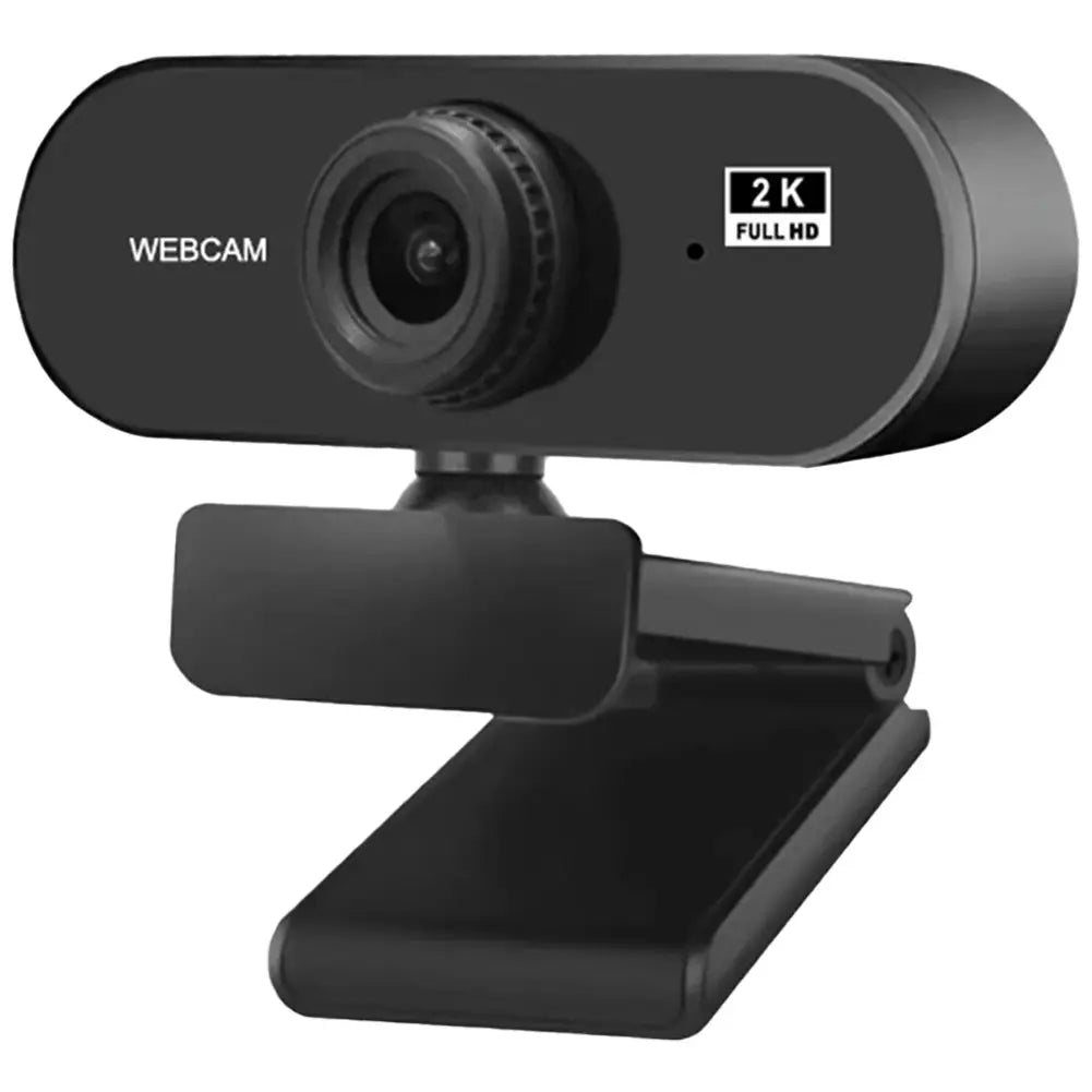 USB HD Webcam 1080P/2K with Autofocus & Microphone, Plug and Play for PC, Laptop & Desktop