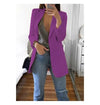 Purple fashion casual suit with polo collar