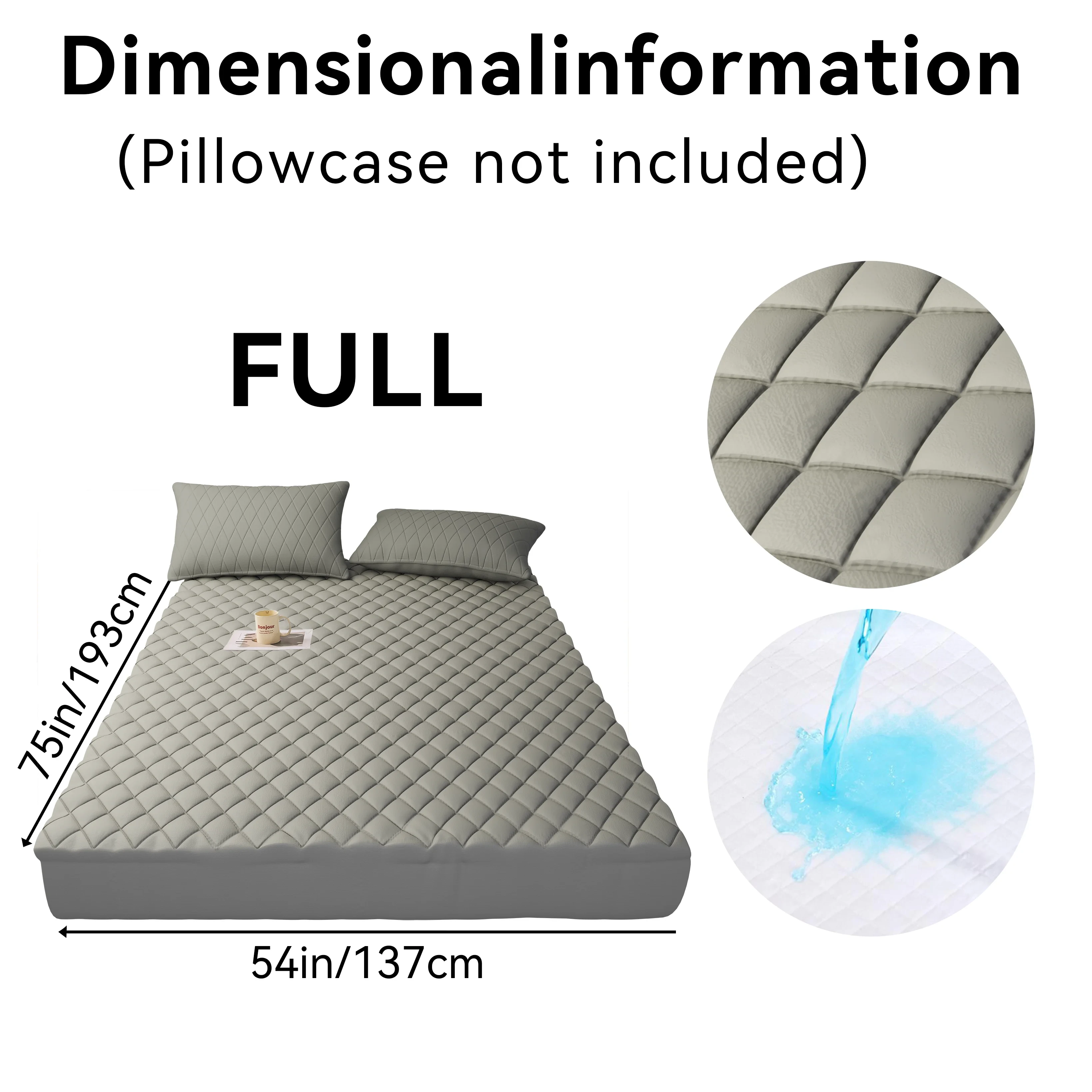 Waterproof Breathable Bed Cover for All Seasons