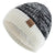 Unisex Two Tone Fur Lined Winter Hats for Men and Women