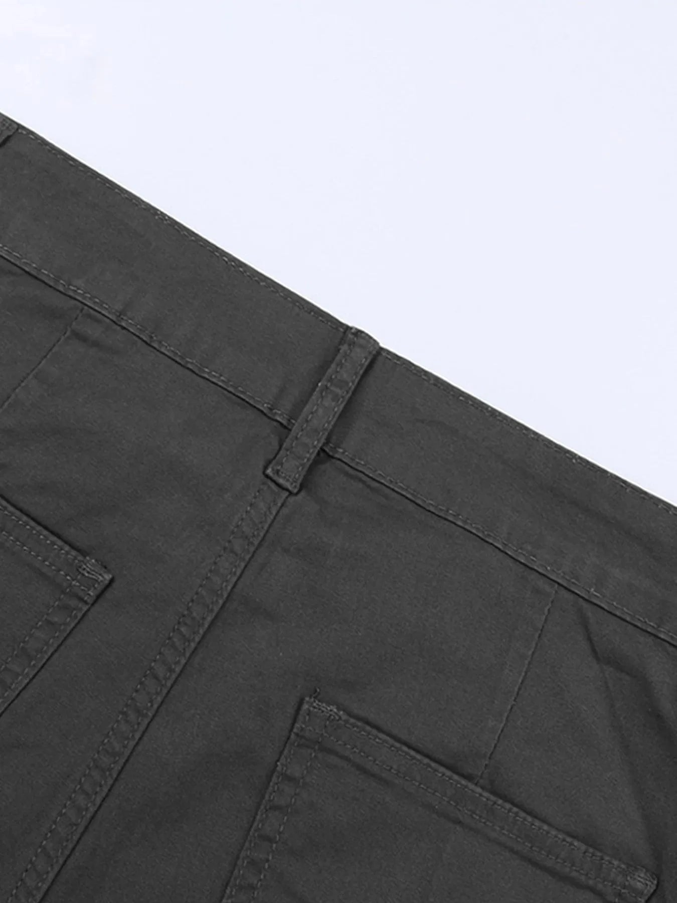 Jeans Women High Waist Straight Leg Denim Cargo Workwear