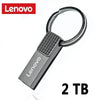 Lenovo 2TB black USB flash drive with keyring