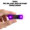 Hand holding mini solar LED light, five colors