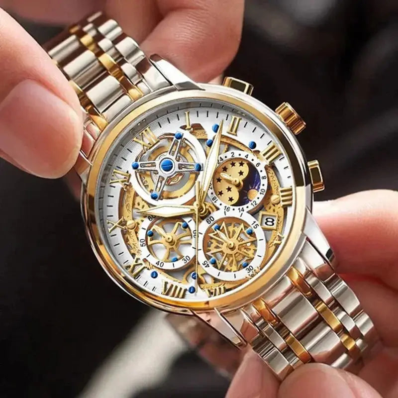 Men's  Quartz Watch – Waterproof Business Sport Style with Fashion Design