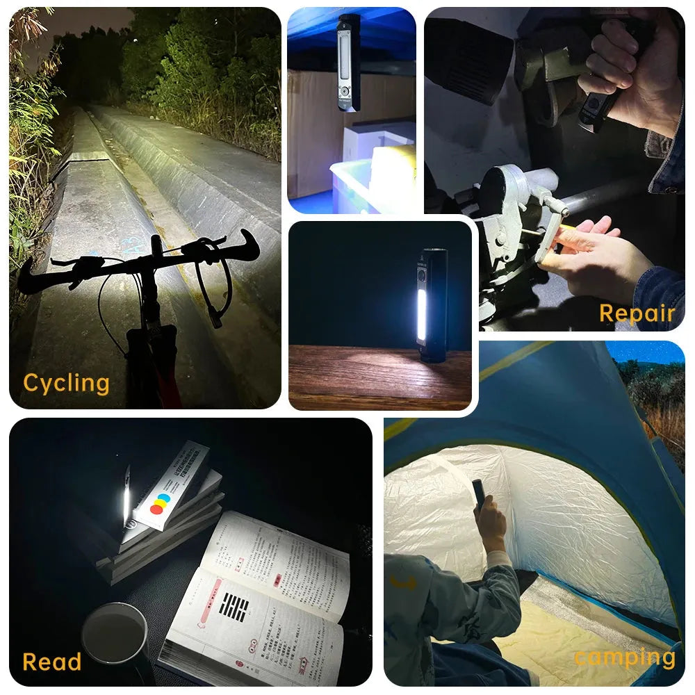 IF23 Rechargeable Flashlight with 4000LM RGB LED