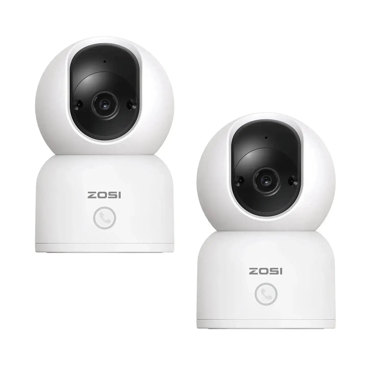 360° Indoor WiFi Security Camera PTZ with AI Tracking, HD Night Vision & Baby Monitor Mode