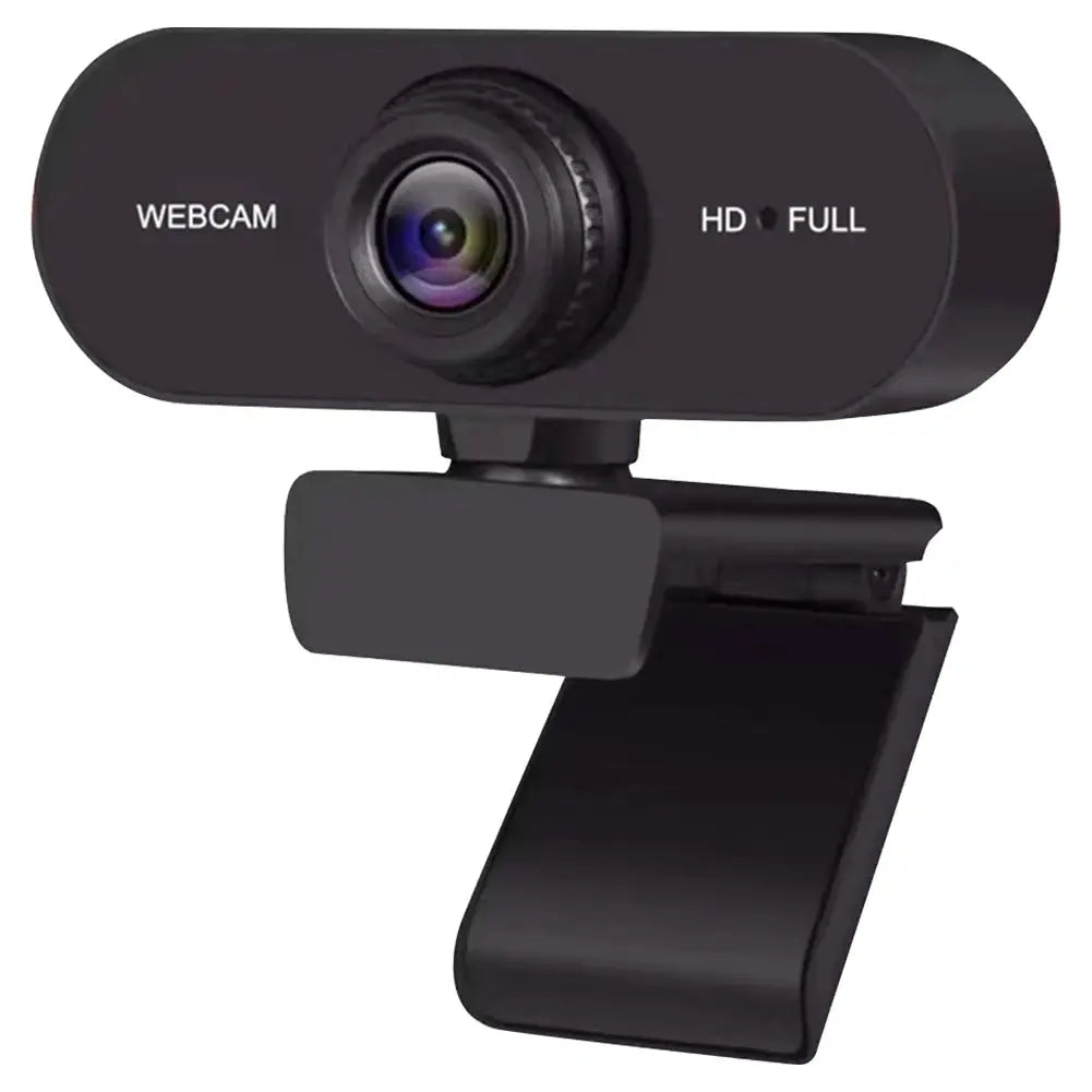 USB HD Webcam 1080P/2K with Autofocus & Microphone, Plug and Play for PC, Laptop & Desktop