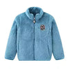 Blue fleece jacket for kids