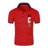 Men's anti-pilling lapel polo shirt