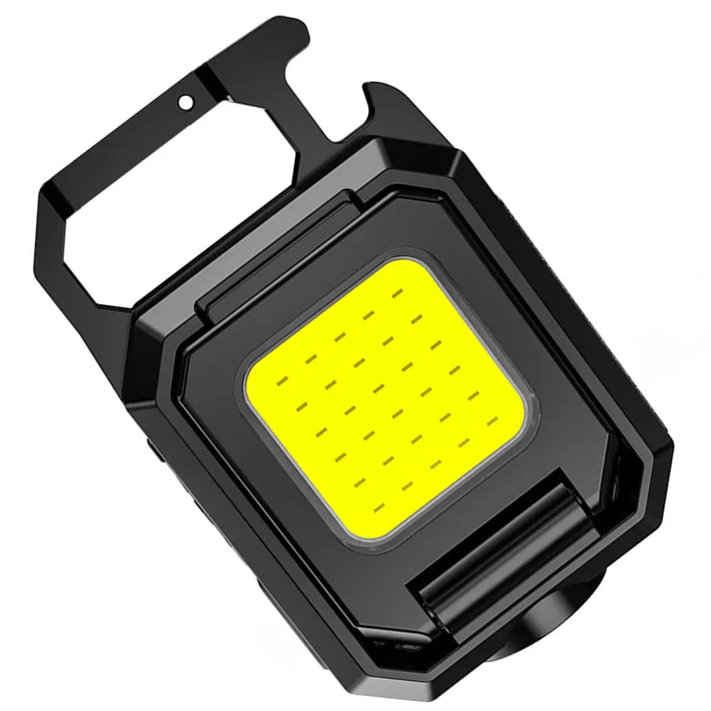 Compact Rechargeable Flashlight with 1000LM COB LED Design