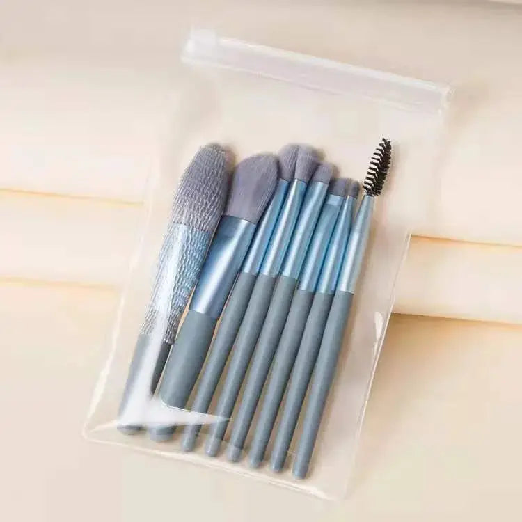 8PCS Makeup Brush Set – Soft Fluffy Eyeshadow, Foundation & Concealer Blending Brushes – Portable Professional Cosmetic Tools