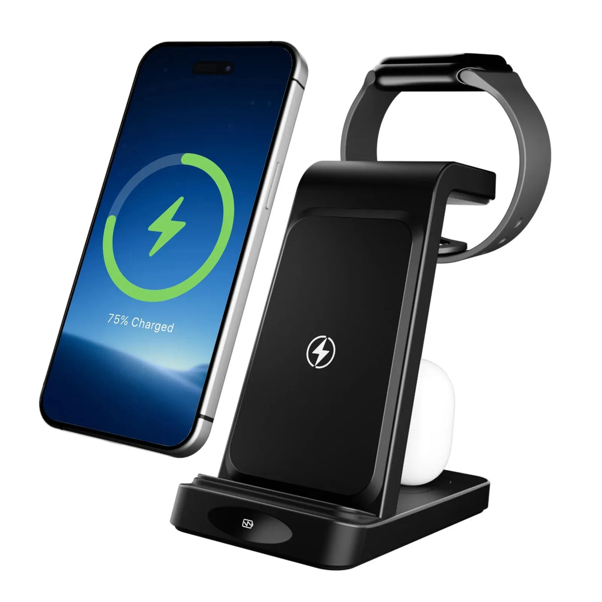 3 in 1 Magnetic Charging Station with Fast Wireless Design
