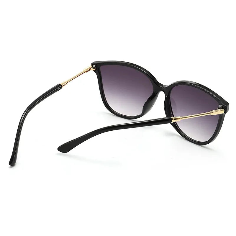 Women Retro Cat Eye Sunglasses with UV400 Mirror Lenses