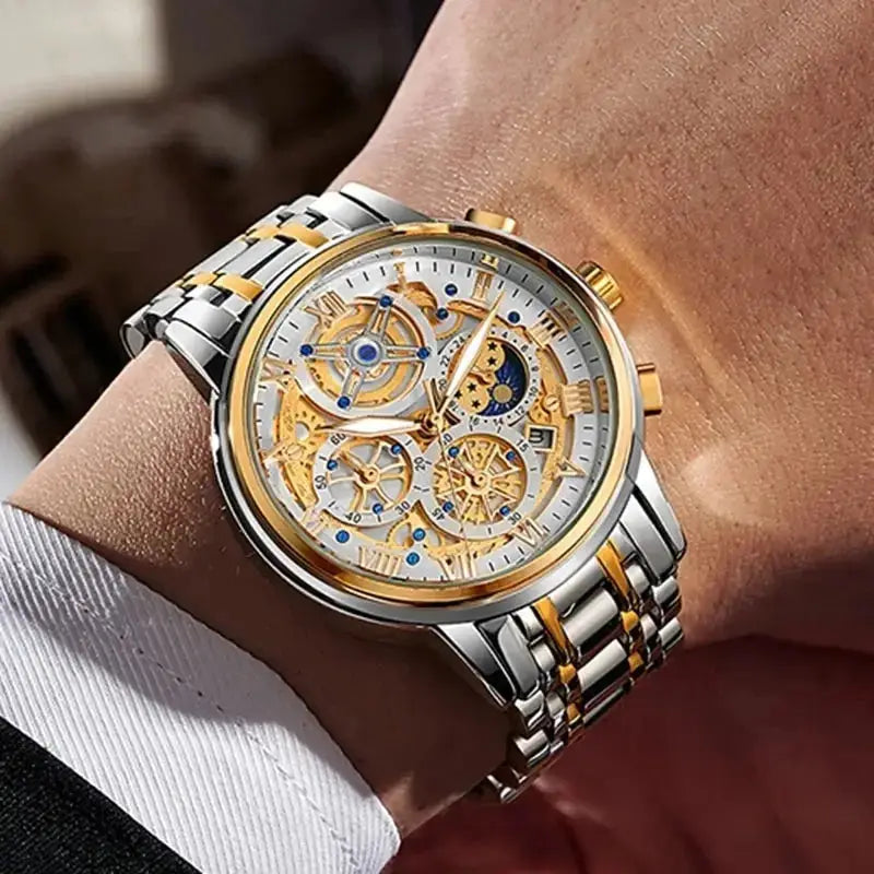 Men's  Quartz Watch – Waterproof Business Sport Style with Fashion Design