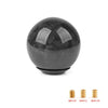 Spherical manual gear shift knob with adapters