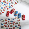 Hello Kitty nail stickers with colorful designs