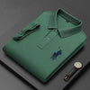 Pure bordado cotton polo shirt for men