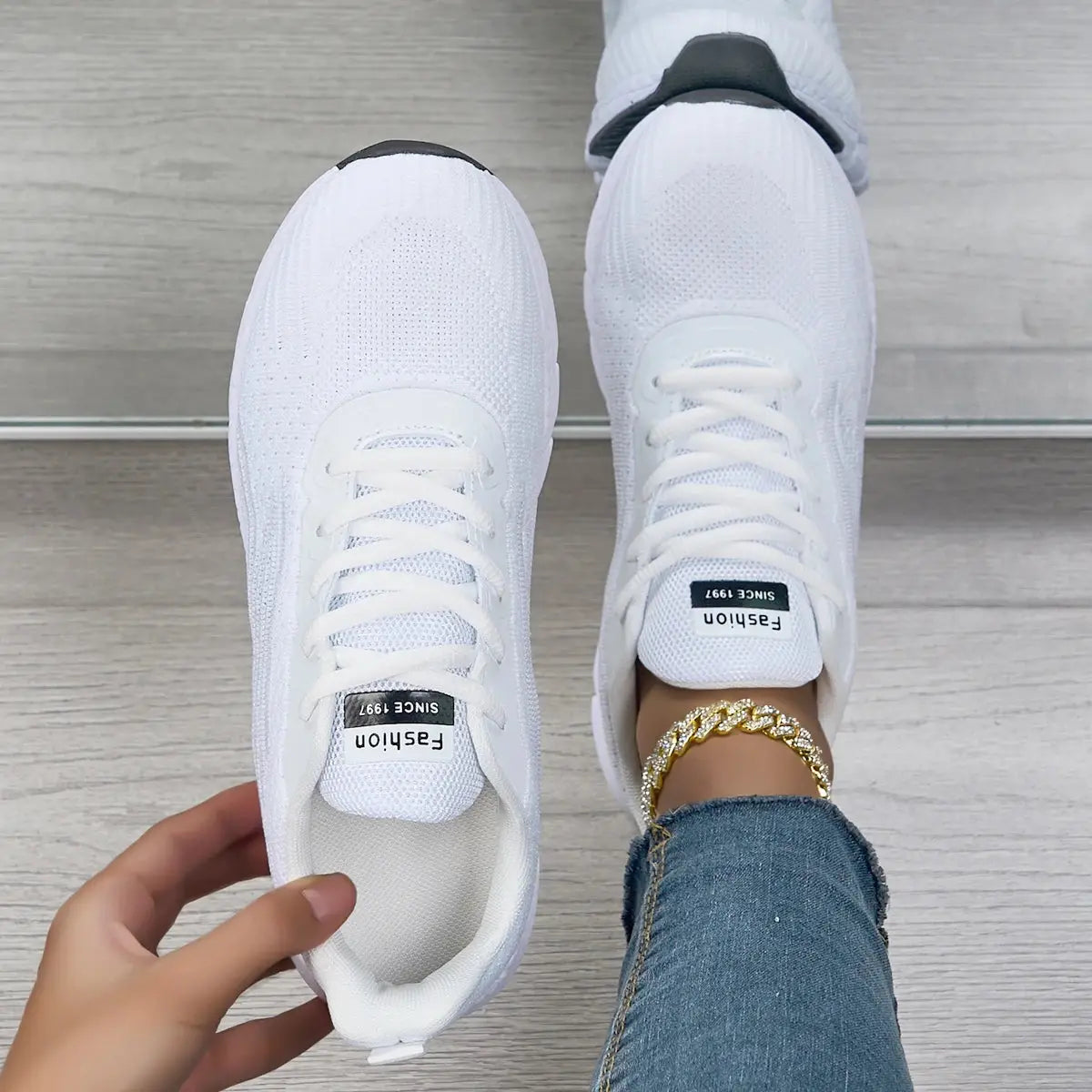 Women’s Walking Sneakers | Lightweight Air-Cushion Tennis Shoes for Running & Casual Wear