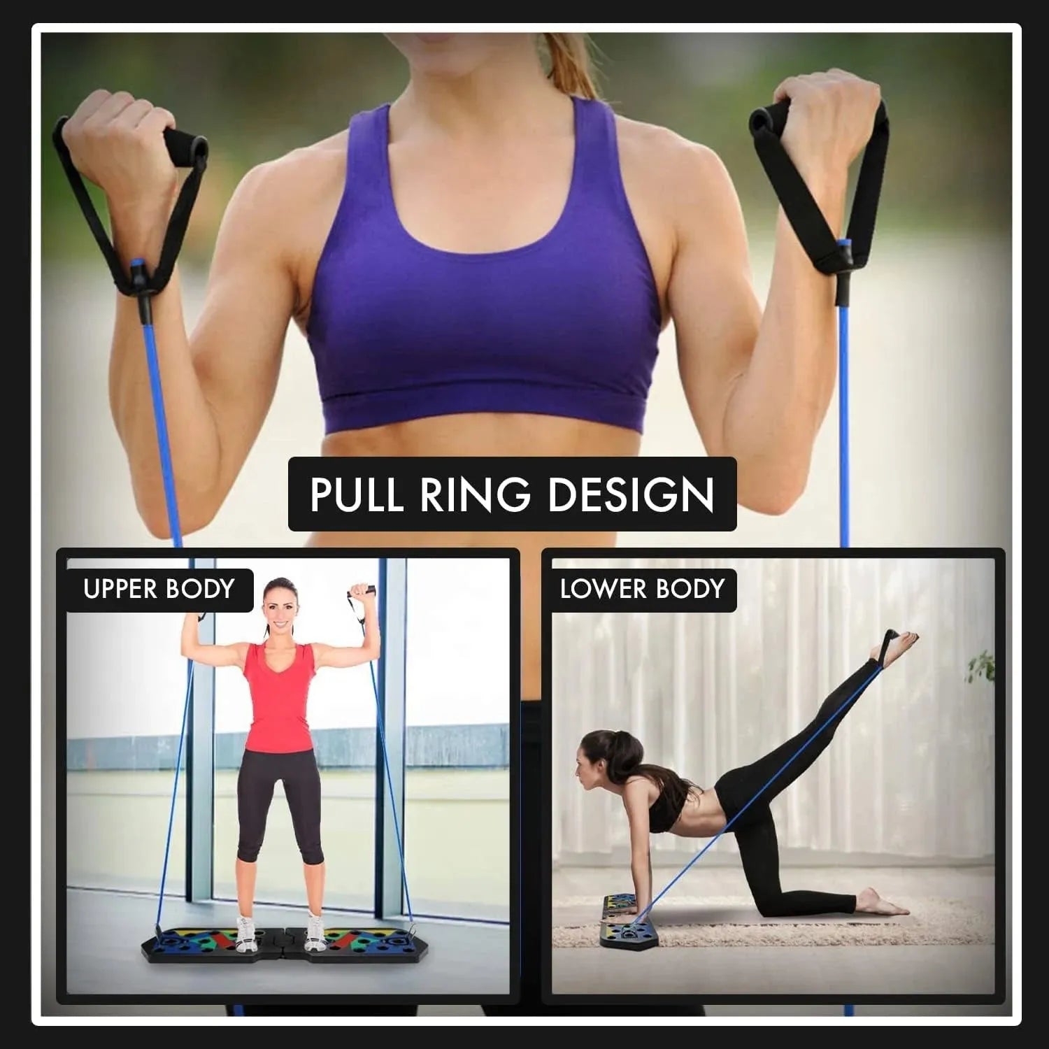Push Up Board Portable Foldable Multi Position Trainer