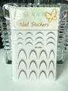 5D French style nail stickers SD-1951