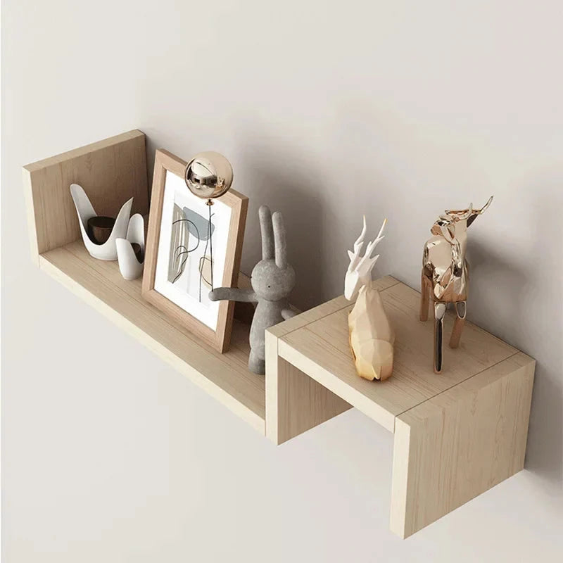 Floating Shelves Wall Mounted Set with Reinforced Wood