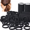 Black hair bands for women and girls, 50/100 pcs set