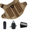 K9 Military Dog Harness and Leash Set Tactical Vest - PMMNAPOLES