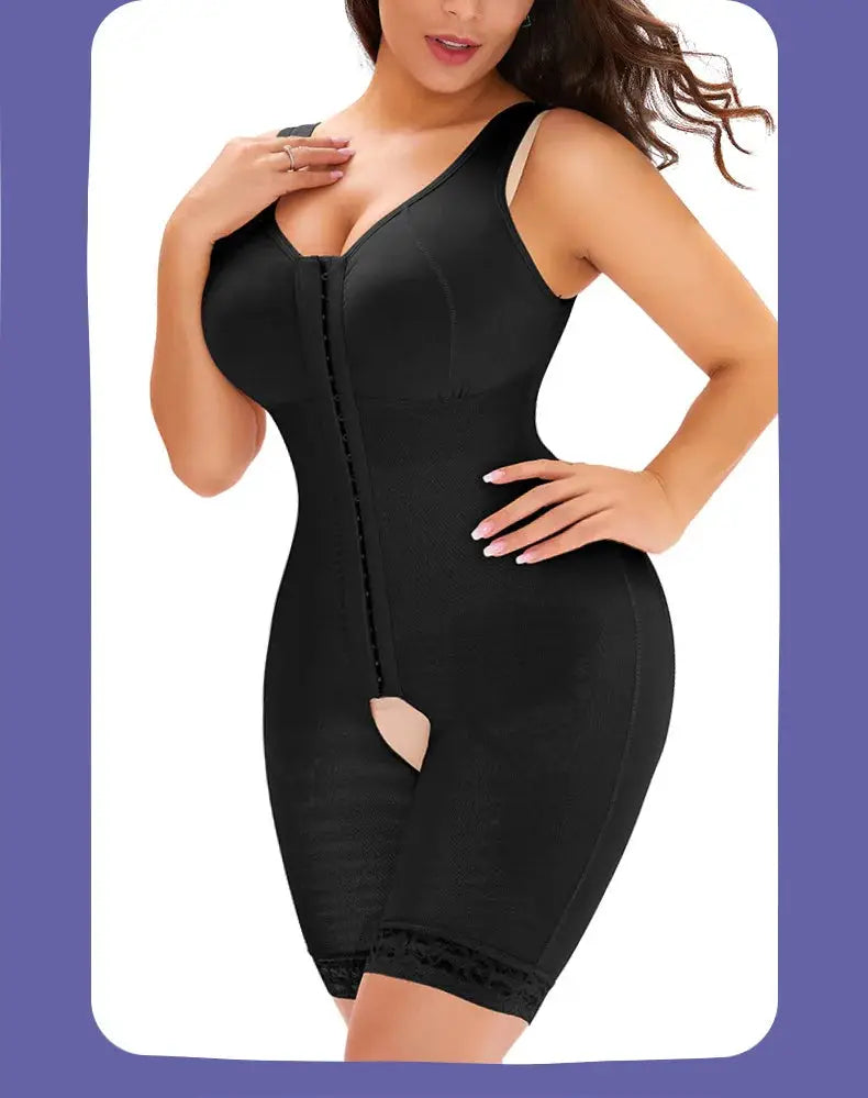Colombian full body shaper girdle, high compression, tummy control and butt lift support
