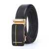 Men's faux leather belt