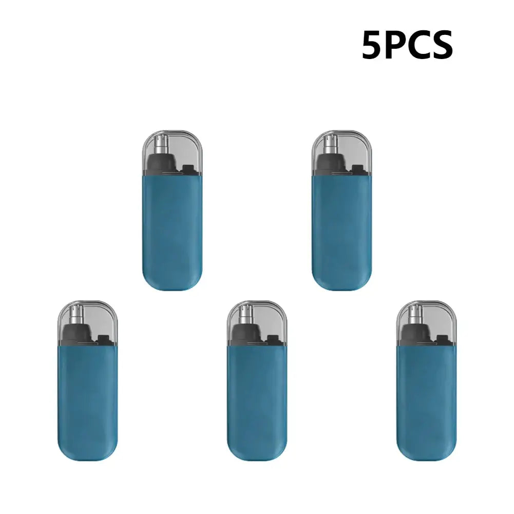 Electric nose hair trimmer, 7000 RPM motor, dual-edge blades, USB rechargeable, painless grooming (1–5 pcs)