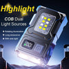 Multifunctional COB flashlight