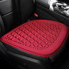 Red 3D suspended car seat cushion on passenger seat