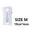 M size silicone dildo with packaging