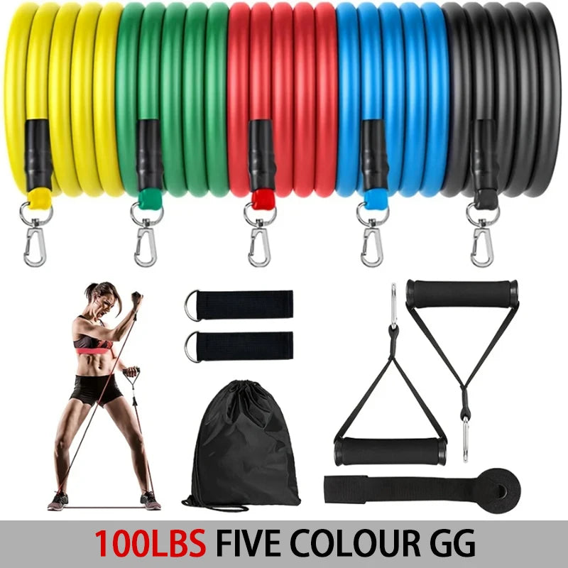 Sports rubber band for fitness equipment