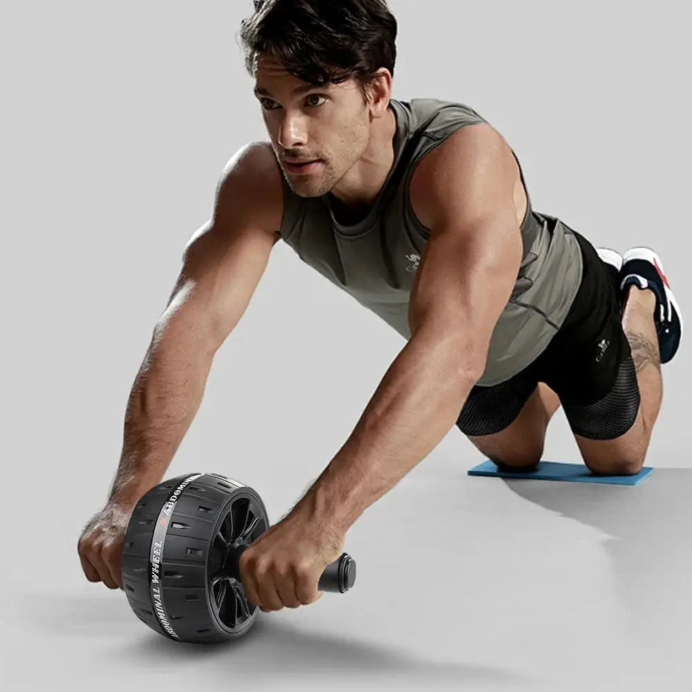 Silent AB Roller Wheel for Core Training Non-Slip Ab Exercise Wheel for Home Workouts