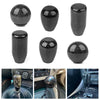 Set of manual gear shift knobs in various shapes