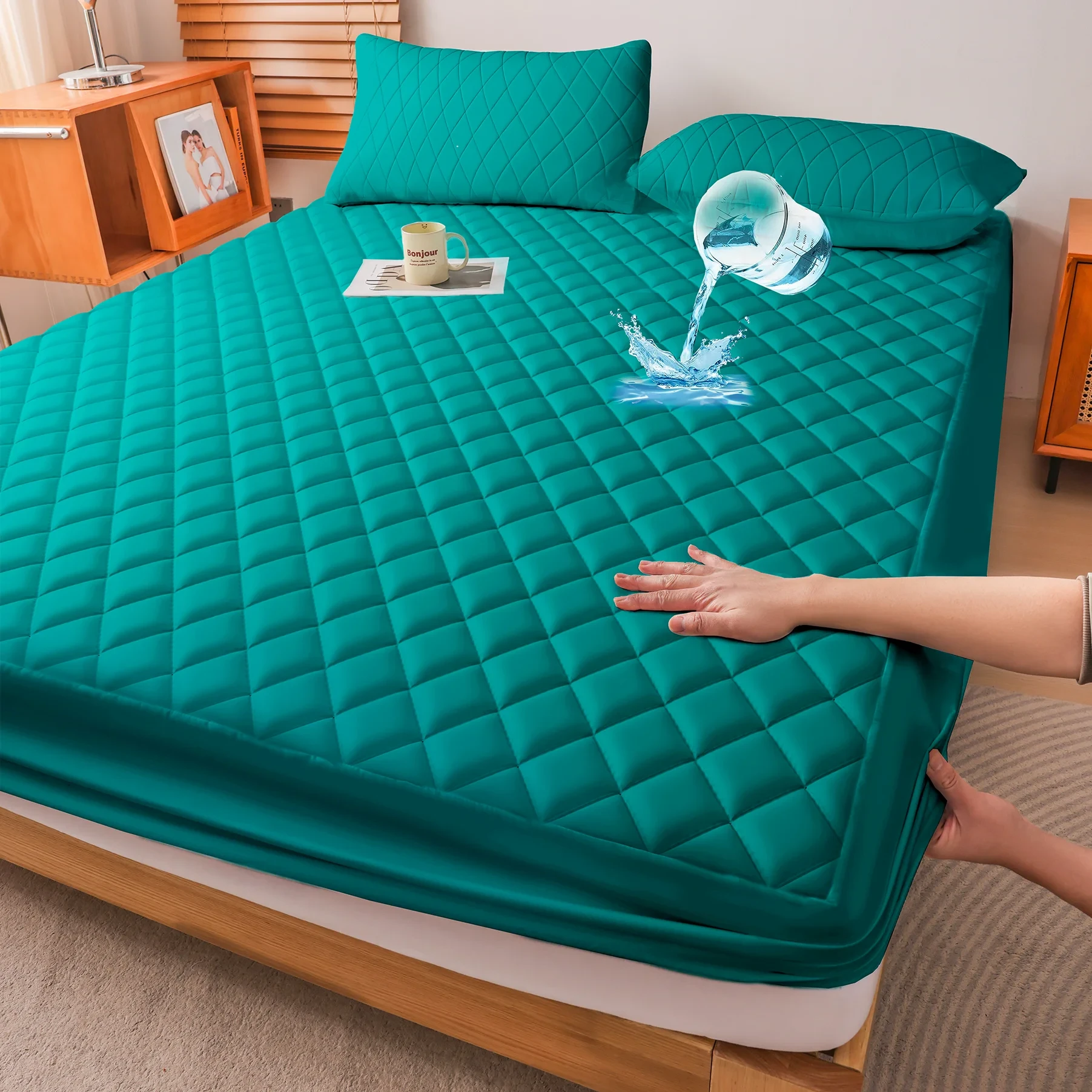 Waterproof Breathable Bed Cover for All Seasons