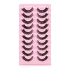 10 pairs of 3D mink eyelashes - PMMNAPOLES