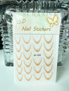 5D French style nail stickers SD-1929