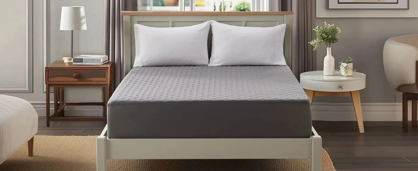 Mattress Protector Waterproof Soft Noiseless Deep Pocket