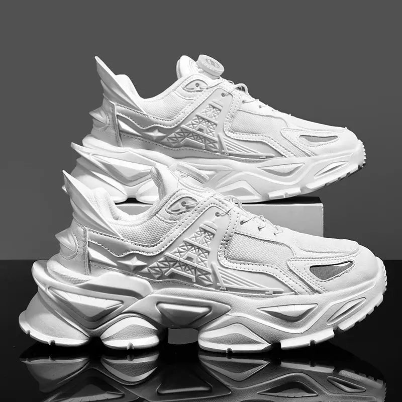 Men’s height increasing sneakers with thick sole, casual and comfortable walking shoes for daily wear