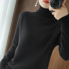 Basic merino wool sweater for autumn and winter - PMMNAPOLES