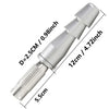 Silver dildo attachment 12cm