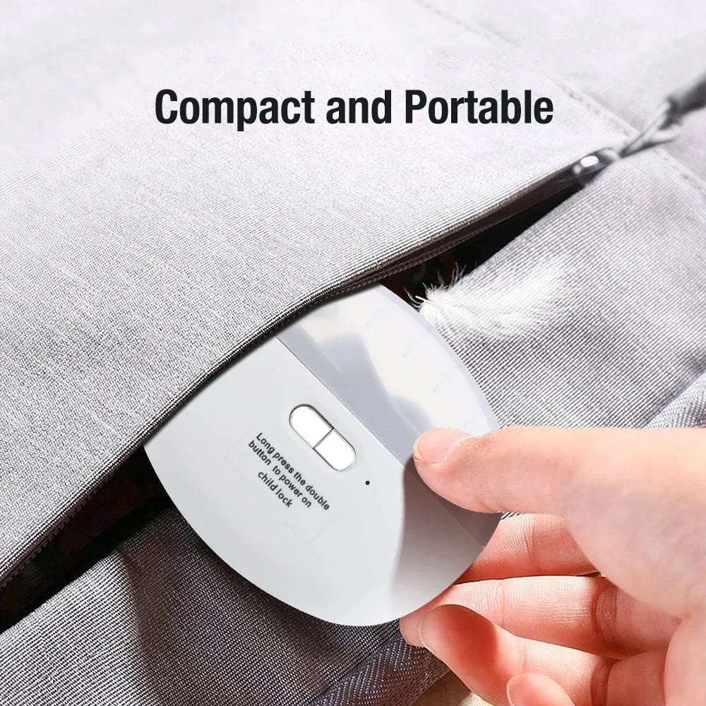 2 in 1 Electric Nail Clipper with Light and Safe Trimming