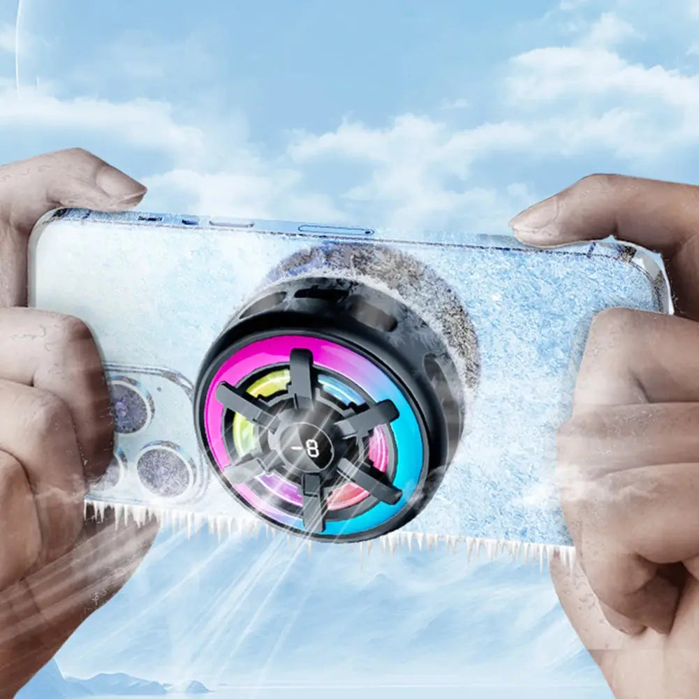 Phone Cooler, Semiconductor Radiator Fan for Gaming and Large-Screen Smartphones, Silent USB-Powered