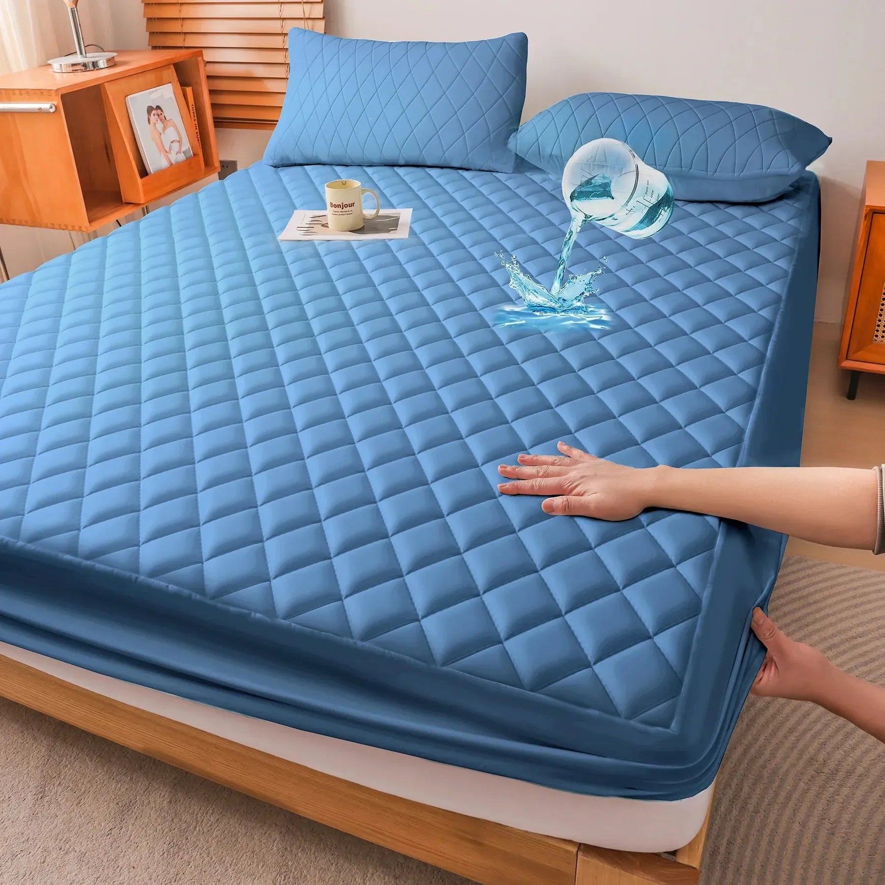 Waterproof Breathable Bed Cover for All Seasons