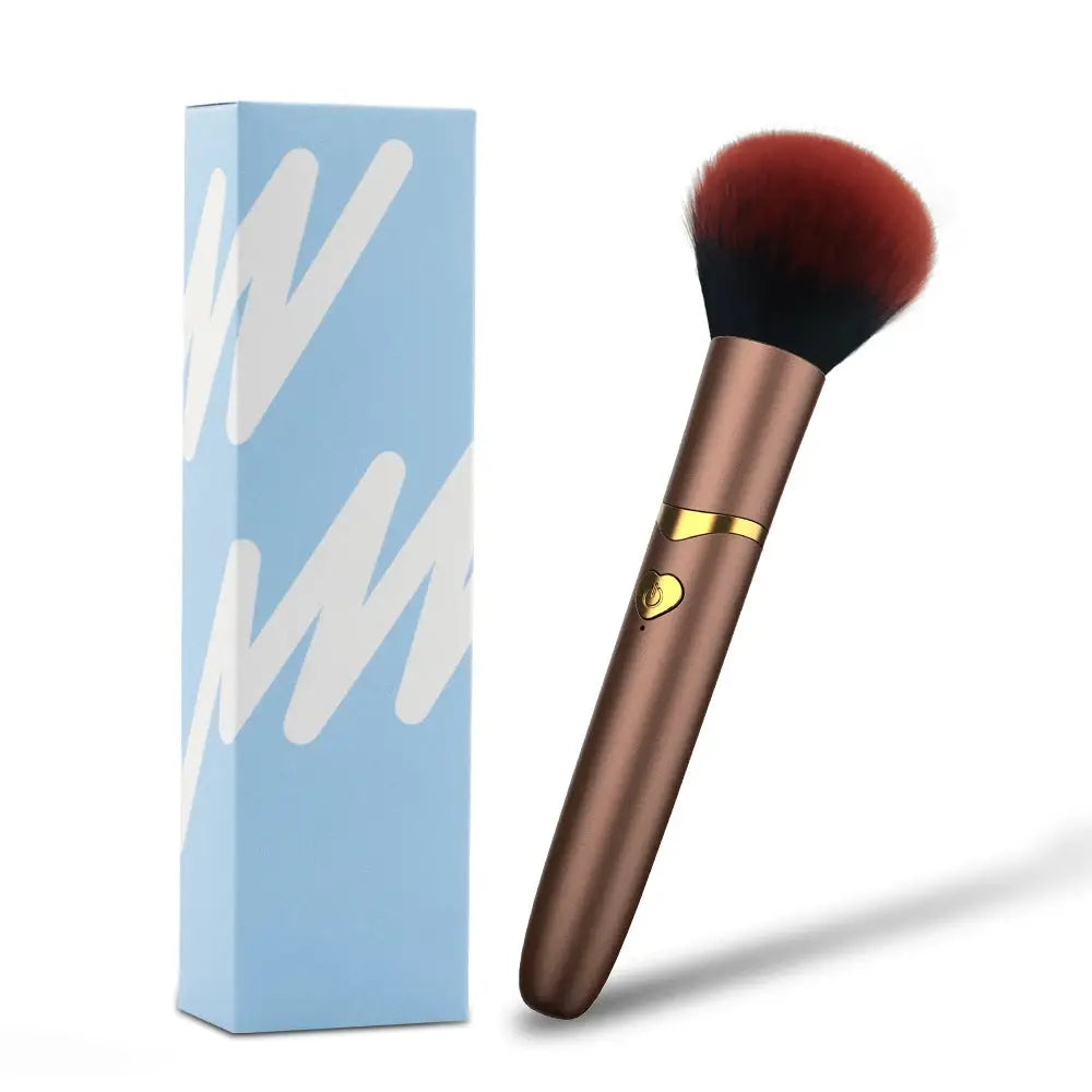 2-in-1 Electric Makeup Brush with 7 Vibration Modes Rechargeable & Soft