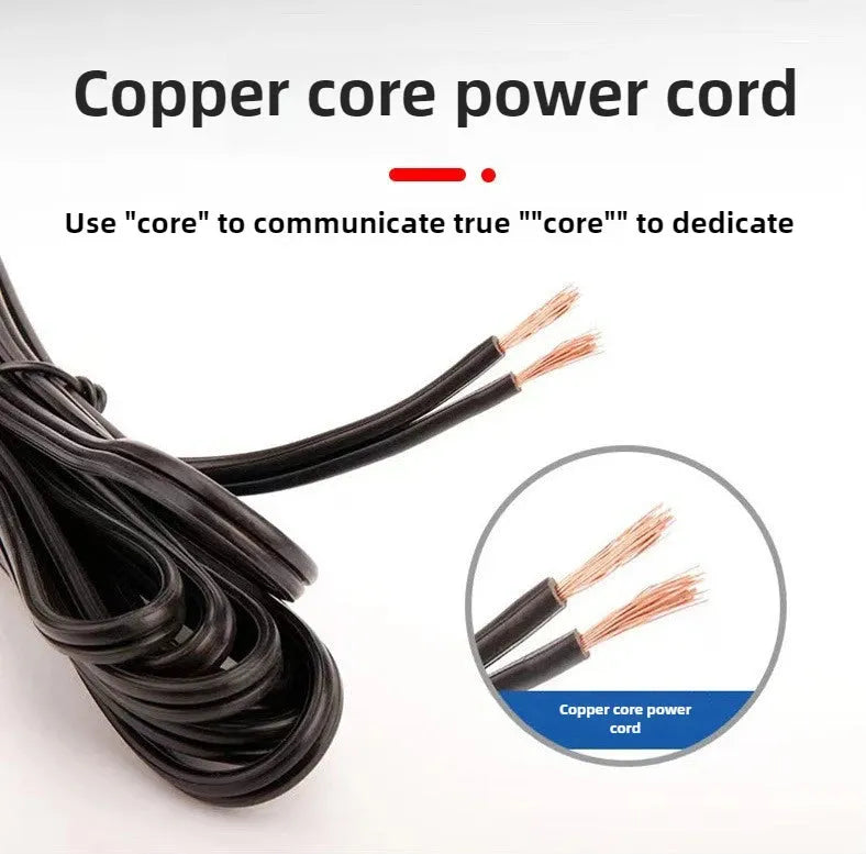 Tire Inflator Heavy Duty 12V Dual Cylinder With LED Light