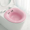 Pink toilet seat Sitz bath, comfortable and easy to use.