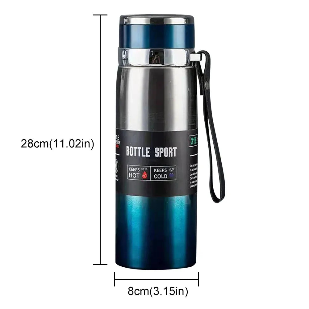 1000ml Insulated Water Bottle with Handle Vacuum Design